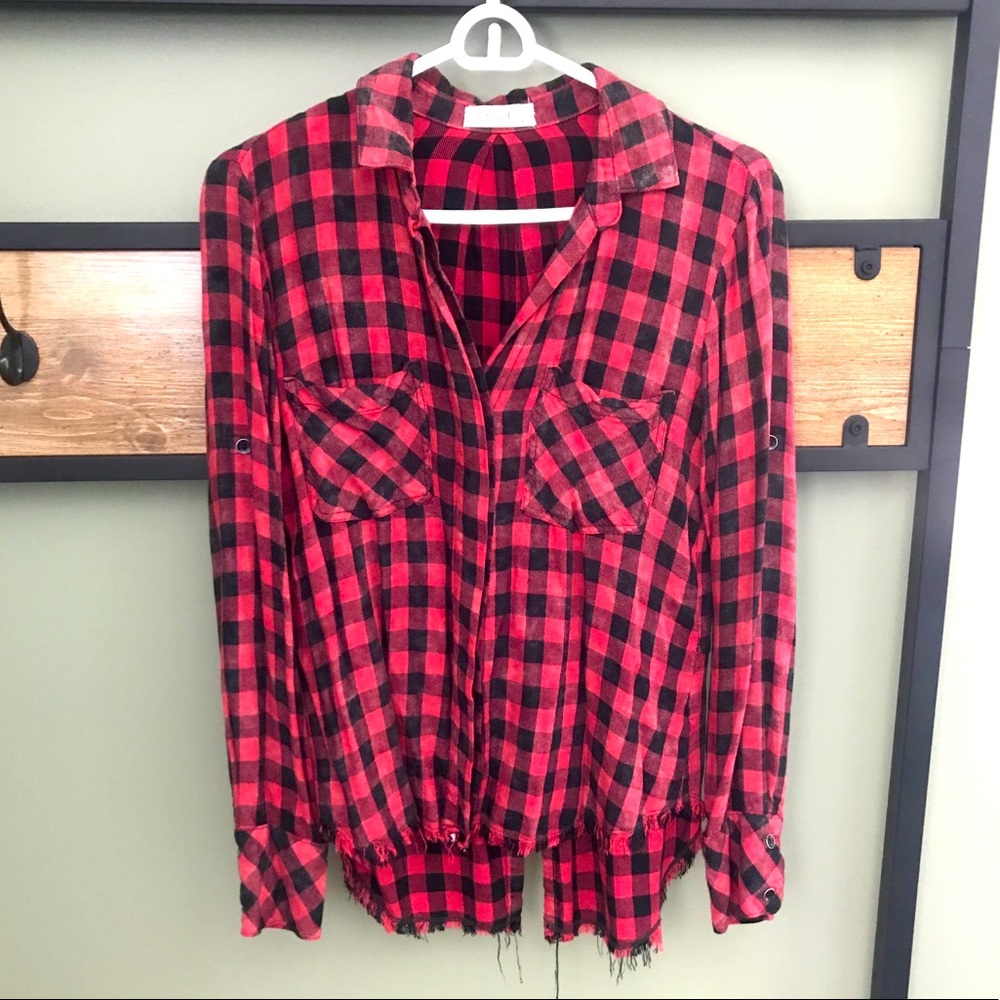 Bella Dahl Fringe Button Down